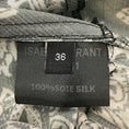 Load image into Gallery viewer, Isabel Marant Black / Ivory Printed Short Sleeved Silk Mini Dress
