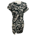 Load image into Gallery viewer, Isabel Marant Black / Ivory Printed Short Sleeved Silk Mini Dress
