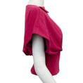 Load image into Gallery viewer, Rick Owens Raspberry Cropped Batwing Sweatshirt
