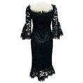 Load image into Gallery viewer, Nicholas Black Botanical Lace Midi Dress