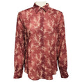 Load image into Gallery viewer, Gabriela Hearst Mauve Leaf Print Wool Henri Top