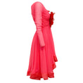 Load image into Gallery viewer, Giambattista Valli Bouganville Silk Georgette Dress with Flower