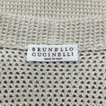 Load image into Gallery viewer, Brunello Cucinelli Beige Cotton Blend Knit Duster Sweater