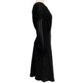 Load image into Gallery viewer, Temperley London Black Silk Puckered Dress