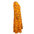 Load image into Gallery viewer, A.L.C. Yellow Sayer Cotton Voile V-Neck Midi Dress