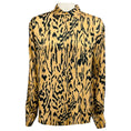 Load image into Gallery viewer, forte_forte Tan / Black Printed Oversized Honey Blouse