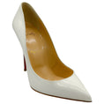 Load image into Gallery viewer, Christian Louboutin White Patent Leather Pigalle Follies Pumps