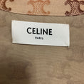 Load image into Gallery viewer, Celine Tan Triomphe Monogram Logo Print Silk Georgette Pajama Shirt