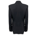 Load image into Gallery viewer, Barbara Bui Navy Blue Ribbed One Button Wool Blazer