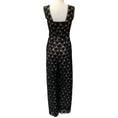 Load image into Gallery viewer, Yigal Azrouel Black Cotton Lace Hibiscus Jumpsuit