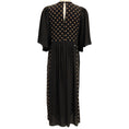 Load image into Gallery viewer, Muveil Black / Tan Dot Dress