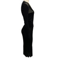 Load image into Gallery viewer, Moschino Cheap And Chic Black Ribbed Long Sleeve Dress