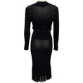Load image into Gallery viewer, Moschino Cheap And Chic Black Ribbed Long Sleeve Dress