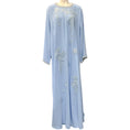 Load image into Gallery viewer, Carolina Herrera Light Blue Beaded Embellished Kaftan