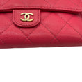 Load image into Gallery viewer, Chanel Pink Quilted Caviar Leather Timeless Wallet