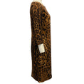 Load image into Gallery viewer, St. John Brown Wool Leopard Print Jacquard Dress