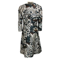 Load image into Gallery viewer, Marni Light Blue / Grey Multi Floral Printed Flared Midi Dress