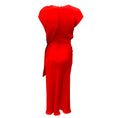 Load image into Gallery viewer, Mantu Burnt Red 2023 Self Tie Midi Dress