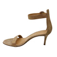 Load image into Gallery viewer, Gianvito Rossi Beige Iridescent Ankle Strap Sandals