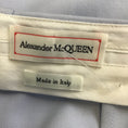 Load image into Gallery viewer, Alexander McQueen Light Blue 2022 Tapered Leg Wool Pants / Trousers