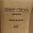 Load image into Gallery viewer, Jimmy Choo Beige Classic Round Toe Leather Pumps