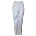 Load image into Gallery viewer, Alexander McQueen Light Blue 2022 Tapered Leg Wool Pants / Trousers
