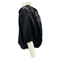 Load image into Gallery viewer, Lanvin Black Sequin Embellished Zip Front Top