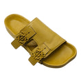 Load image into Gallery viewer, Loewe Sand Beige Ease Logo Buckle Strap Calf Leather Slide Sandals