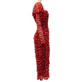 Load image into Gallery viewer, Rhode Flora Splash Simona Ruched Midi Dress