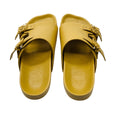 Load image into Gallery viewer, Loewe Sand Beige Ease Logo Buckle Strap Calf Leather Slide Sandals