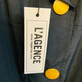 Load image into Gallery viewer, L'Agence Black Toshi Water Repellent Windbreaker Trench Coat