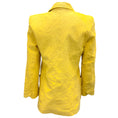 Load image into Gallery viewer, Zadig & Voltaire Light Yellow Visko Crinkled Leather Blazer