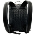 Load image into Gallery viewer, Bottega Veneta Black Leather Intrecciato Backpack
