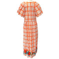 Load image into Gallery viewer, Rhode Orange / White Cotton Ravello Claude Midi Dress