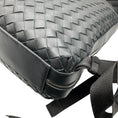 Load image into Gallery viewer, Bottega Veneta Black Leather Intrecciato Backpack