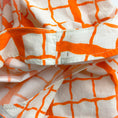 Load image into Gallery viewer, Rhode Orange / White Cotton Ravello Claude Midi Dress