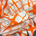 Load image into Gallery viewer, Rhode Orange / White Cotton Ravello Claude Midi Dress