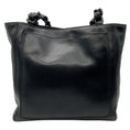 Load image into Gallery viewer, Chanel Black Leather Small Deca Coco Mark Tote with Bakelite Chain Handles