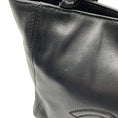 Load image into Gallery viewer, Chanel Black Leather Small Deca Coco Mark Tote with Bakelite Chain Handles