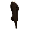 Load image into Gallery viewer, Gucci Brown Embellished Wool Knit Sweater with Tassel Detail