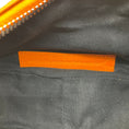 Load image into Gallery viewer, Balenciaga Orange Croc Embossed Leather Le Cagole XS Shoulder Bag