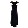Load image into Gallery viewer, Talbot Runhof Purple Velvet Cocktail Dress