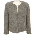 Load image into Gallery viewer, Akris Brown / Black Tweed Collarless Jacket