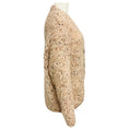 Load image into Gallery viewer, Brunello Cucinelli Beige Multi Sequined Chunky Knit Cardigan Sweater