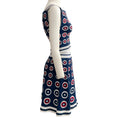 Load image into Gallery viewer, Alaia Red / White / Blue Top and Skirt Set