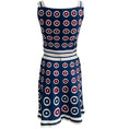 Load image into Gallery viewer, Alaia Red / White / Blue Top and Skirt Set