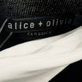 Load image into Gallery viewer, Alice + Olivia Black Combo Porla Collared Sweater