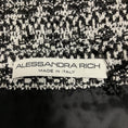 Load image into Gallery viewer, Alessandra Rich Black / White Sequin Tweed Mini Skirt