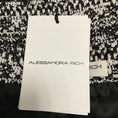 Load image into Gallery viewer, Alessandra Rich Black / White Sequin Tweed Mini Skirt