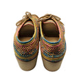 Load image into Gallery viewer, Robert Clergerie Multi Paille Mix Pastel Lisa Raffia Derby Platform Shoes